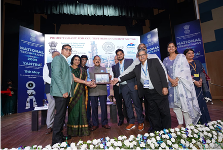 Testbed-2: IIT Kanpur + JSW Cement: This testbed will showcase carbon-negative mineralization, a method that locks CO₂ into solid minerals — literally turning pollution into rock.