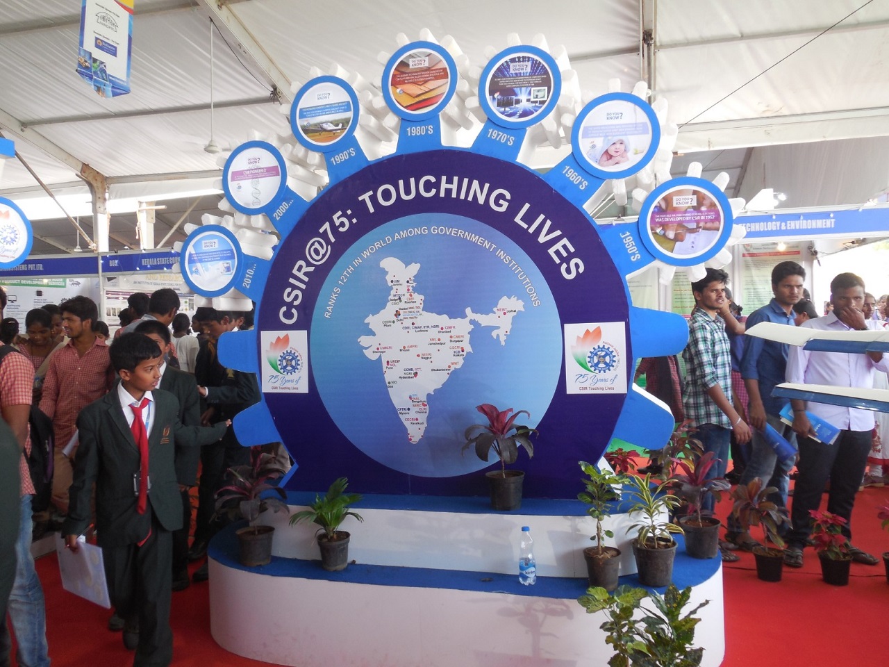 CSIR pavilion at Pride of India-Science Expo-2017