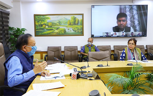 Dr. Harsh Vardhan holds first of its kind policy consultations with Indian Scientific Diaspora on STIP-2020 in a virtual meeting 2020