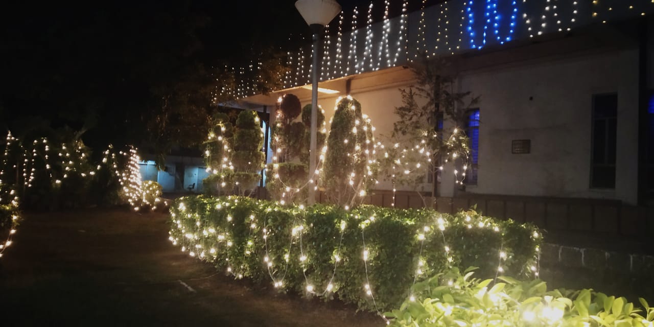Technology Bhawan lighted up on the occasion of Independence Day 2020