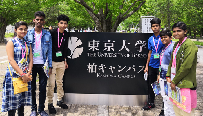 INSPIRE Awards – MANAK students visit University of Tokyo (Kashiwa Campus)