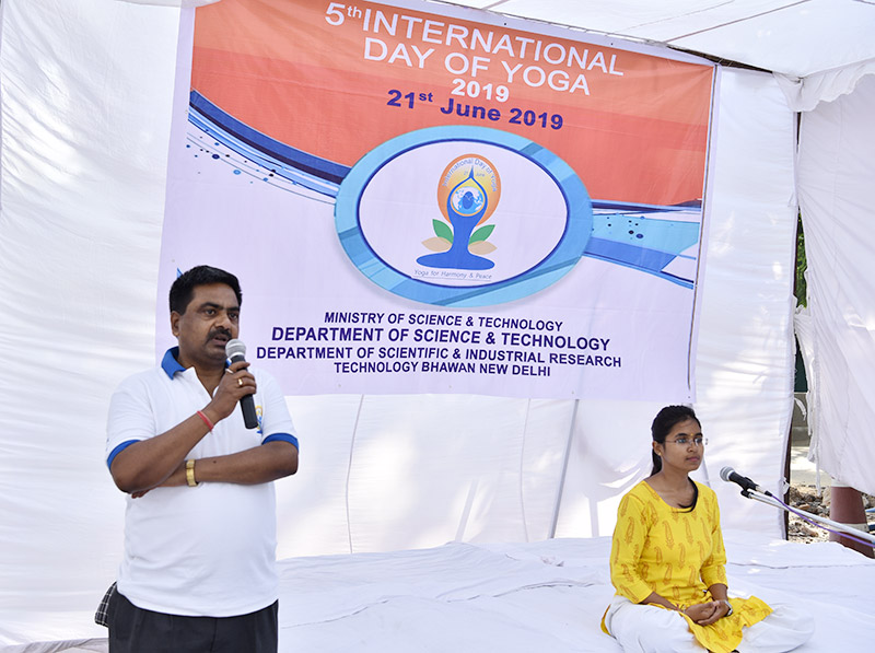 International Day of Yoga 2019 - Technology Bhawan