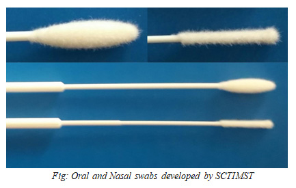 Sree Chitra develops 2 types of swabs and viral transport medium for COVID-19 testing