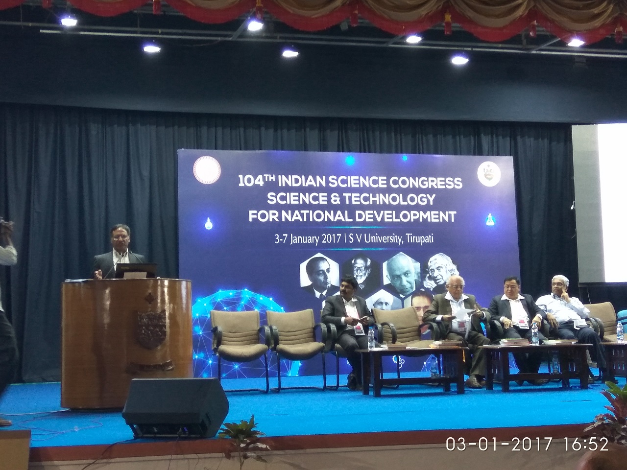 Prof. Ashutosh Sharma, Secretary, DST at panel discussion on Ministry of S&T perspective