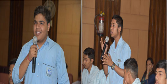 Students of Navyug School, New Delhi, during an Interactive Session on Clean Energy