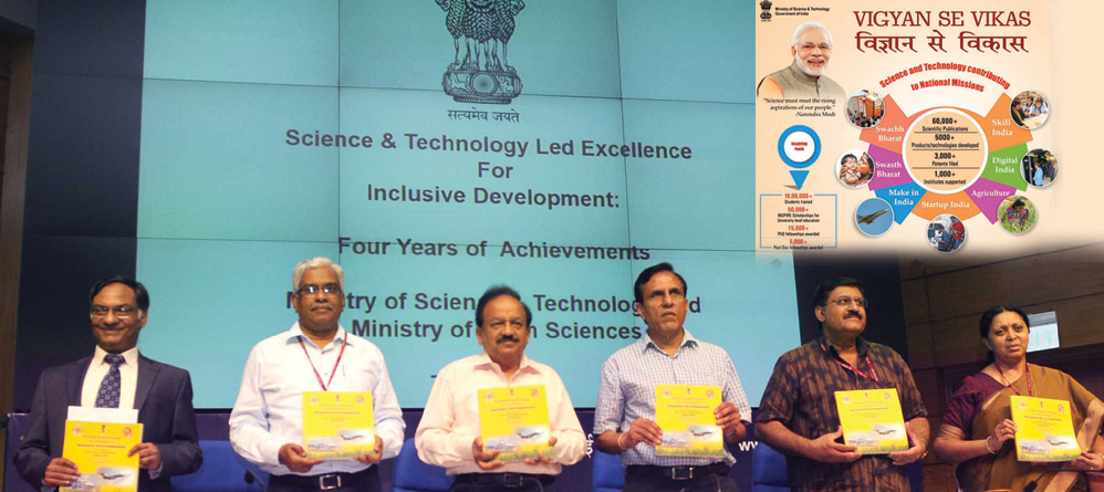 Indian S&T takes strides towards leadership position during the last four years