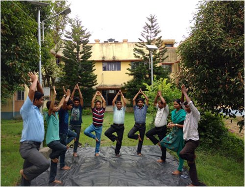  International Yoga Day was celebrated at Bose Institute 