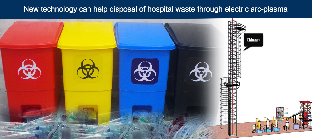 New technology can help disposal of hospital waste through electric arc-plasma