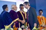 Hon'ble PM, Shri Narendra Modi felicitates the Nobel laureates at the 104th Indian Science Congress, at Tirupati 