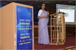 Dr. Malini Balakrishnan, Senior Fellow (TERI), New Delhi delivering lecture on  Waste Water on 09.05.2018 during Swachhta Pakhwada