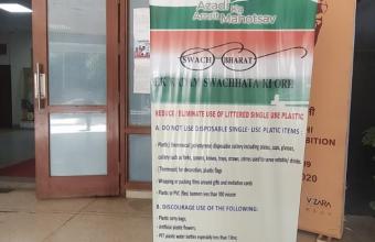 Reduce/eliminate use of littered single use plastic - Azadi Ka Amrit Mahotsav